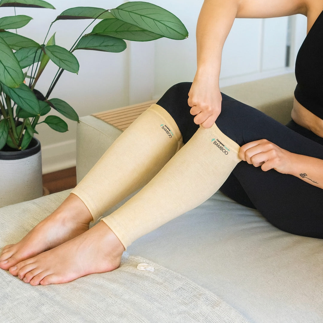 Premium Bamboo Anti-Fatigue Calf Sleeve
